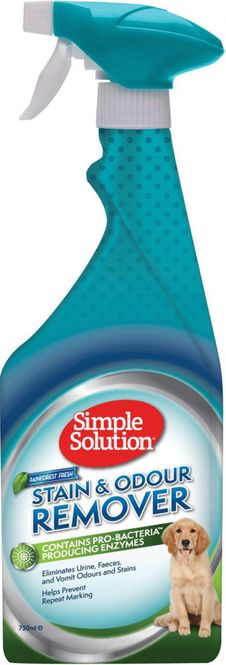 Hovedbilde Simple Solution flekk og luktfjerner 750ml - Rainforest