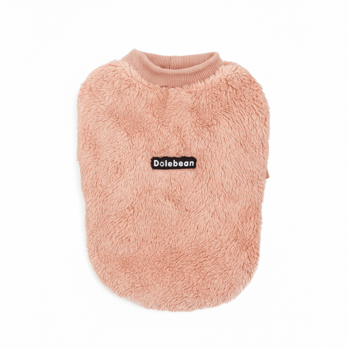 Myk korallfleece hundegenser - rosa