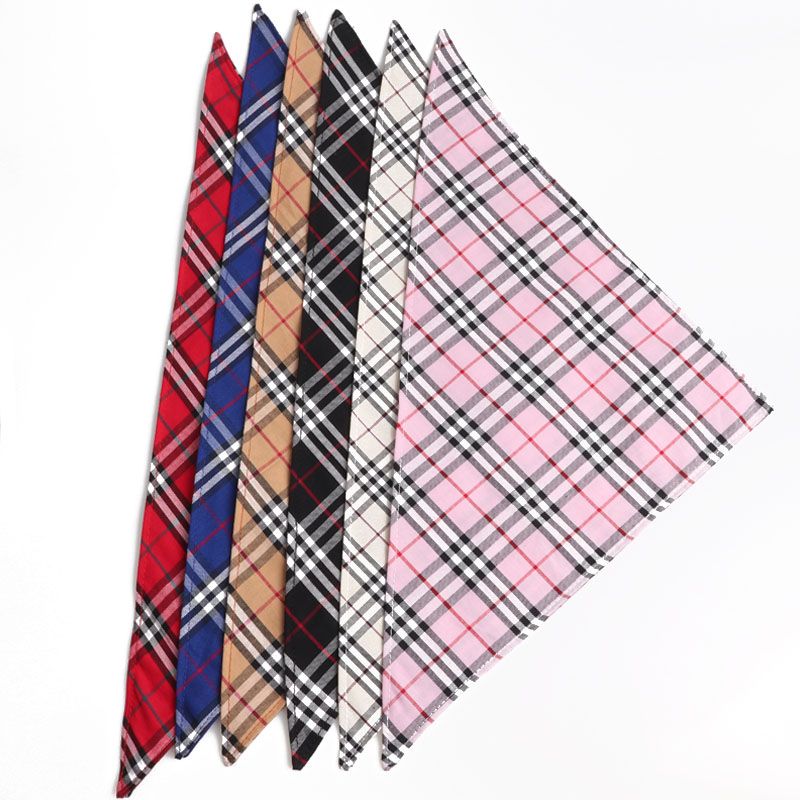 Rødt bandana skjerf til hund - Medium