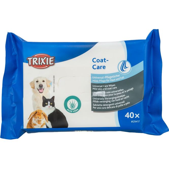 Hovedbilde Våtservietter universal til hund og katt, 40pk