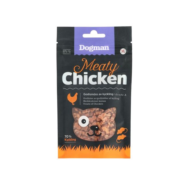 Hovedbilde Meaty Chicken godbit til katt -  kylling