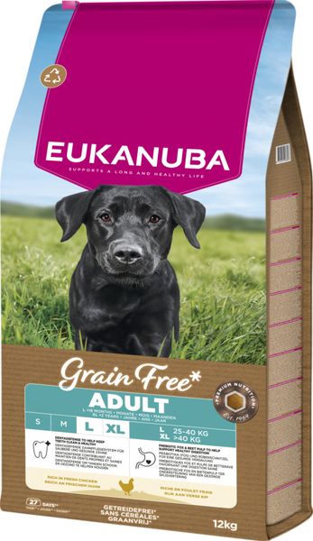 Hovedbilde Eukanuba Adult Large Grainfree Chicken 12kg