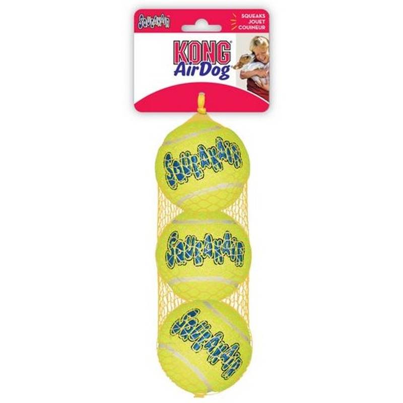 M Kong Squeaky tennisball 3pk