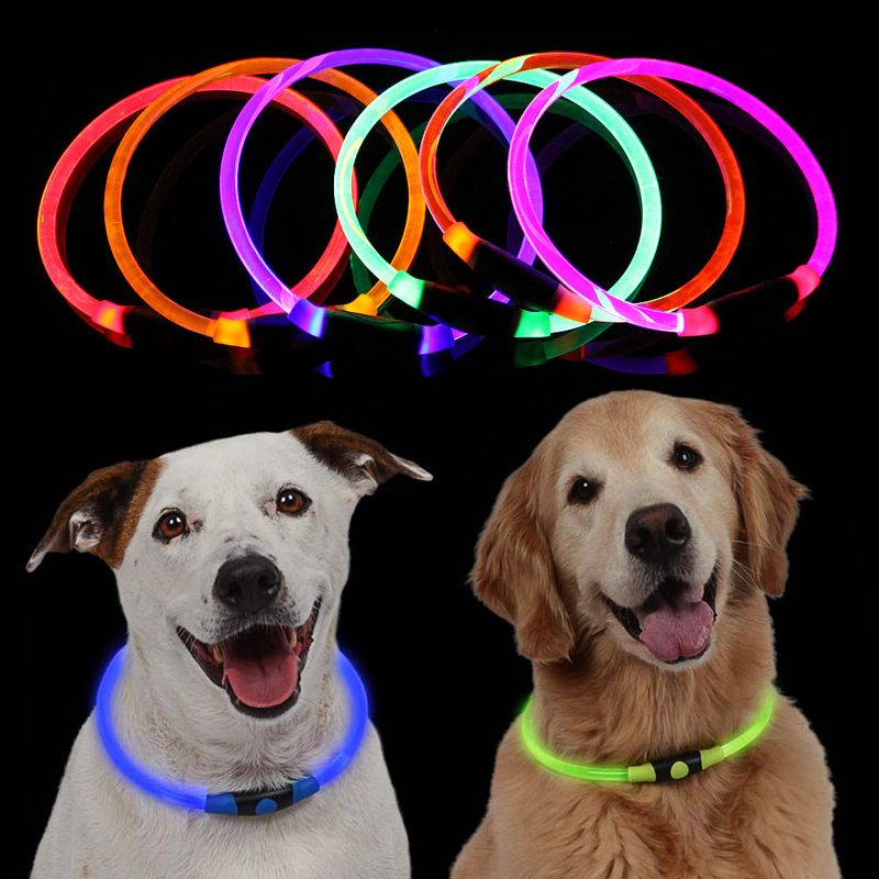 Medium LED ring med USB lader, 50cm - justerbar