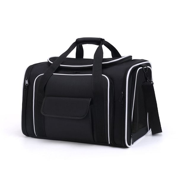 Hovedbilde Sort Solid utvidbar reisebag til hund og katt