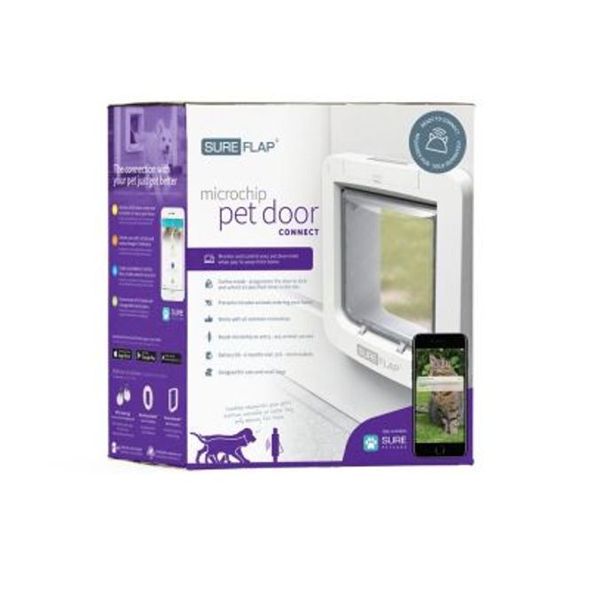 Hovedbilde Sureflap Microchip Connect Dyreluke Stor 26x28 cm