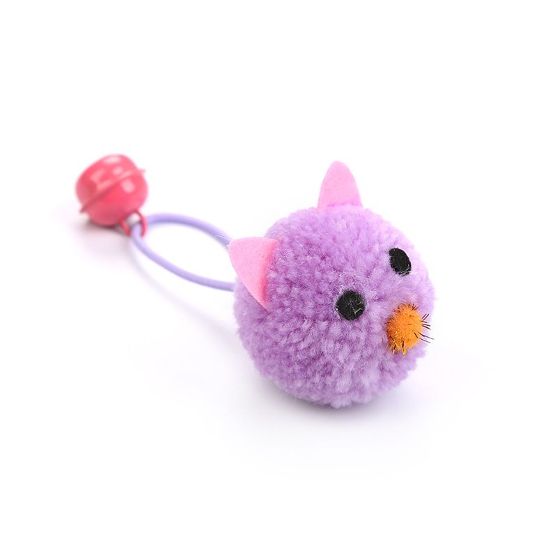 Plush lekemus pongpong katteleke med bjelle