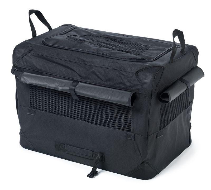  80cm XL Sort canvas hundebur