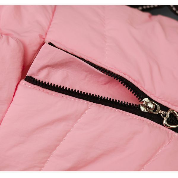 Hovedbilde Rosa hundedekken med integrert sele 