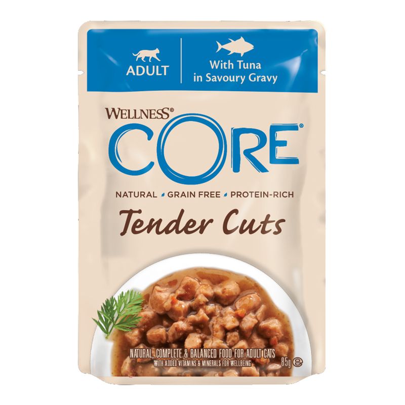 CORE Tender Cuts Tuna Selection Multipack våtfôr til katt 6pk