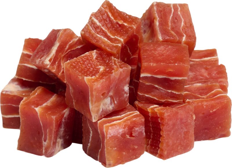 Marble dice cube hundesnacks med and og torsk