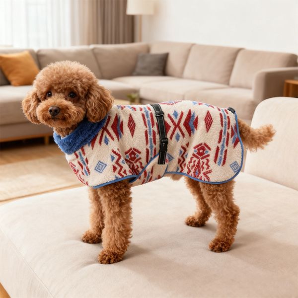 Hovedbilde Inca mønstret mykt fleecedekken til hund