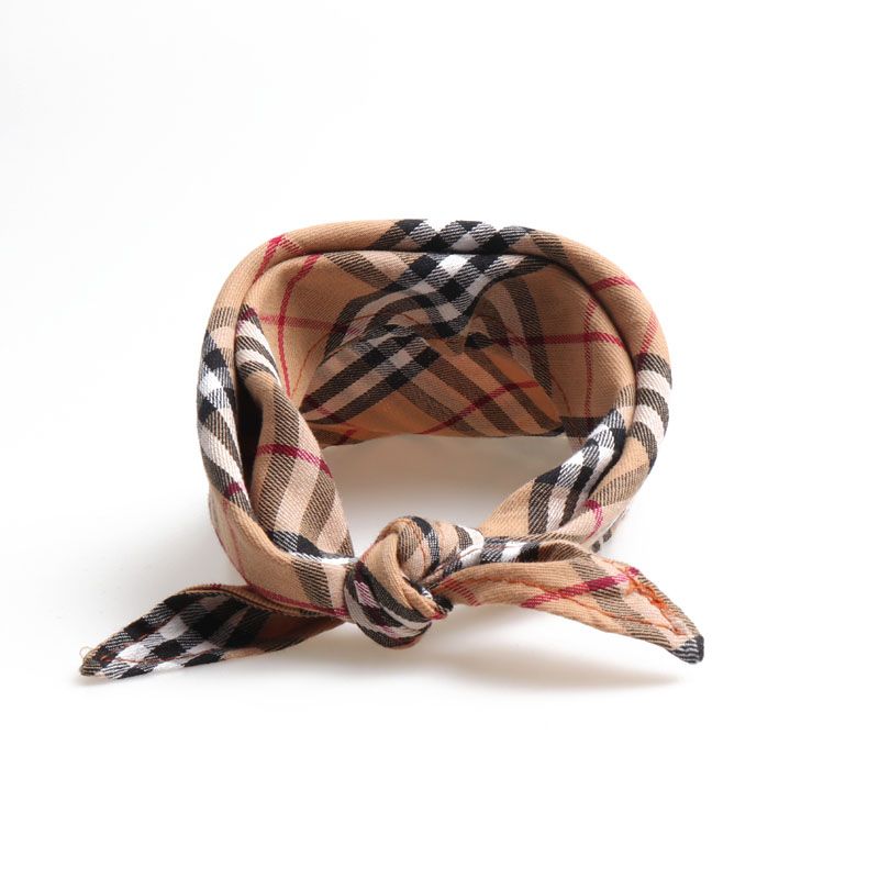 Beige bandana skjerf til hund - Medium