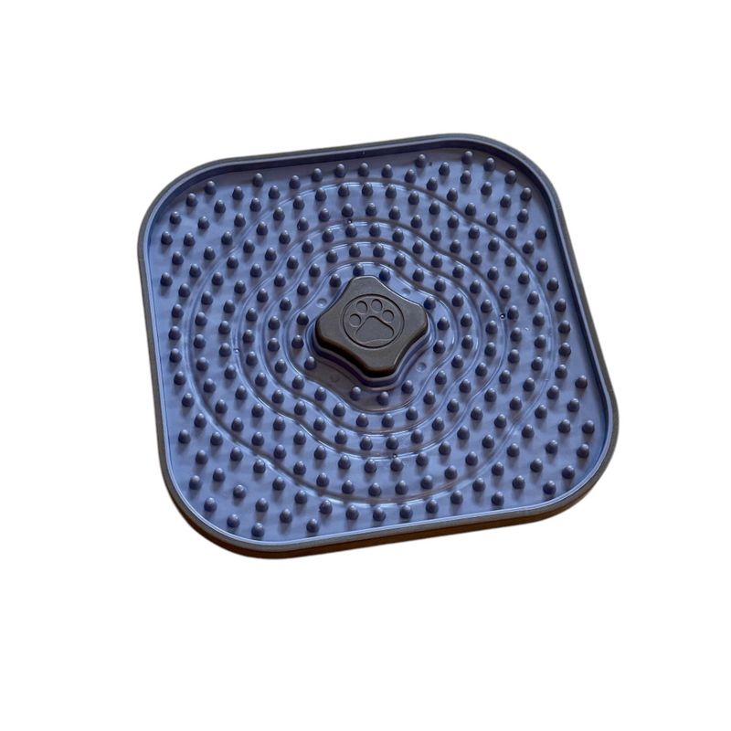 Design TPR slikkematte til hund og katt, 18cm Lavendel