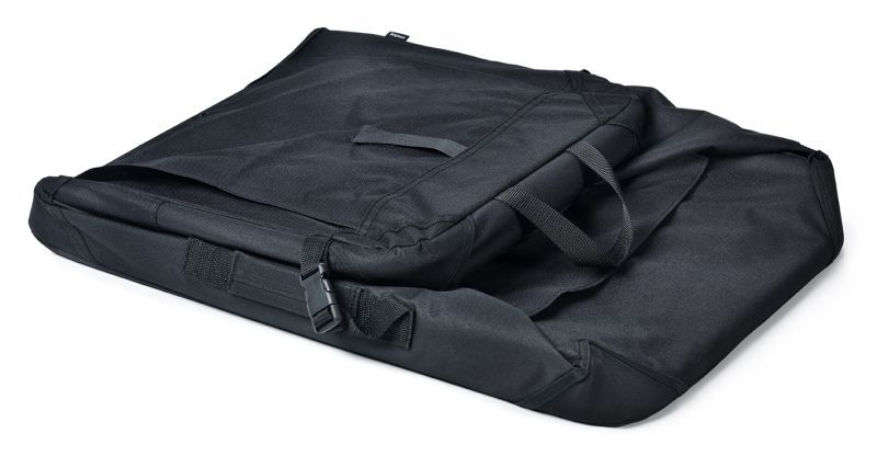  70cm L Sort canvas hundebur