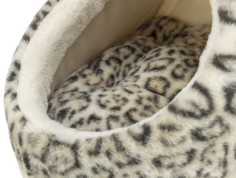 Leo lys plysj katt- og hundehule