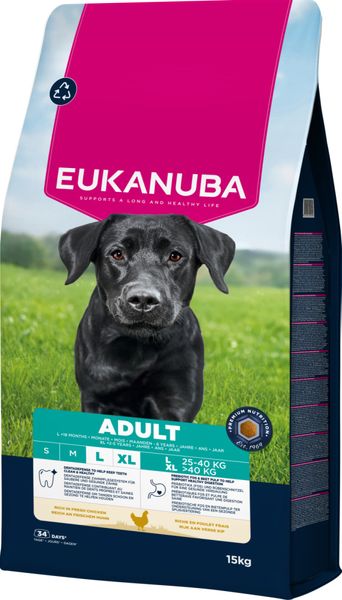 Hovedbilde Eukanuba Adult Large Breed kylling 15kg