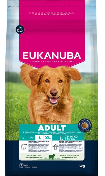 Hovedbilde Eukanuba Adult Large Breed Lam & Ris 3kg