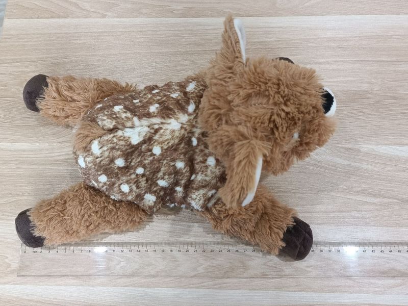 Søt plysj Bambi hundeleke - 38 cm