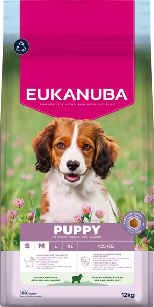 Hovedbilde Eukanuba Puppy Small/medium Breed Lam & Ris 12kg