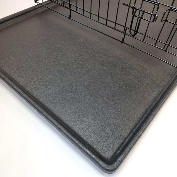 Hovedbilde Small sammenleggbart stårlbur til hund og katt (64x48x54cm)