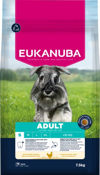 Hovedbilde Eukanuba Adult Small Breed kylling 7,5kg
