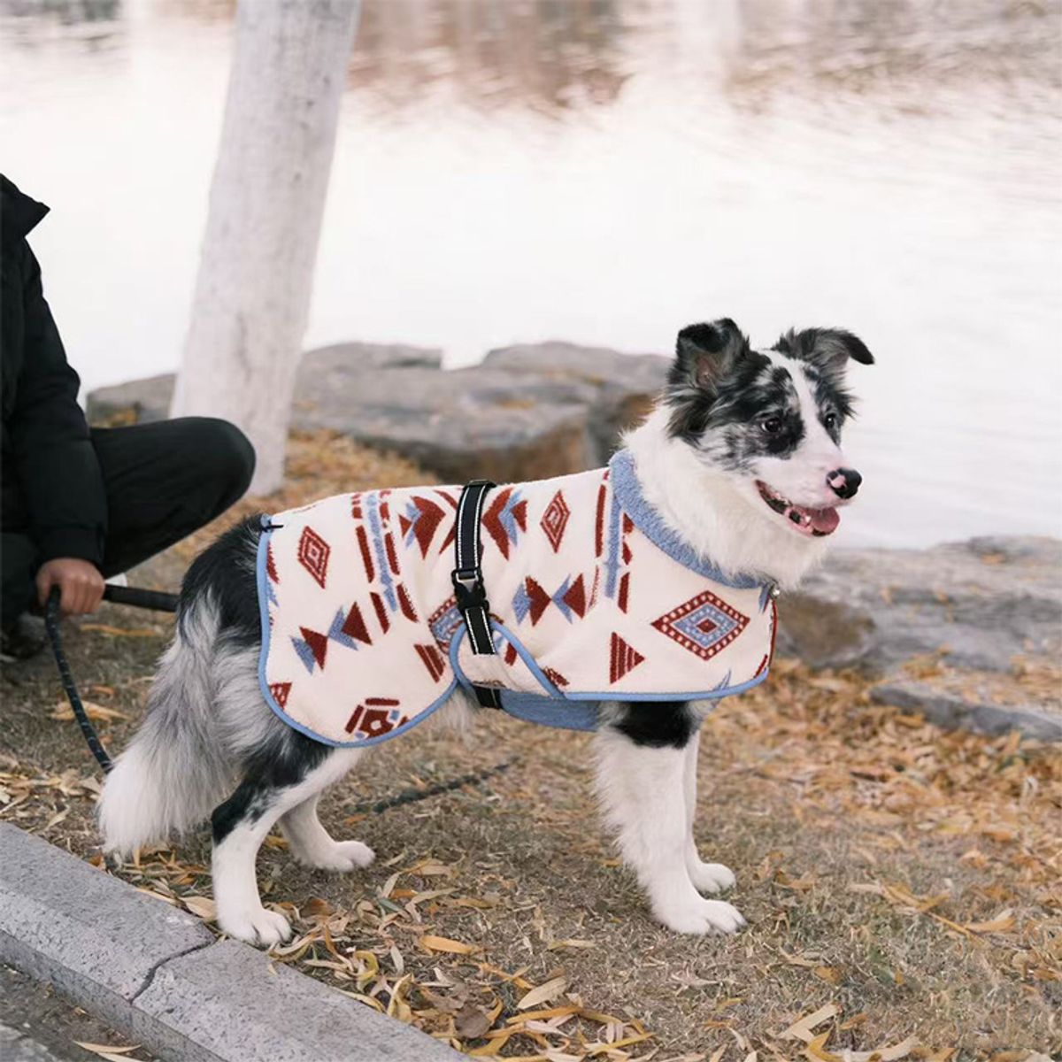 Inca mønstret mykt fleecedekken til hund