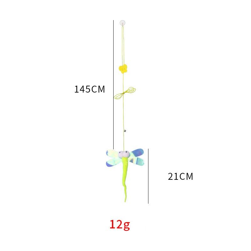 Katteleke øyestikker med sugekopp - 145cm
