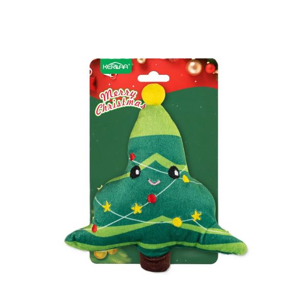 Hovedbilde Plysj julete juletre katteleke