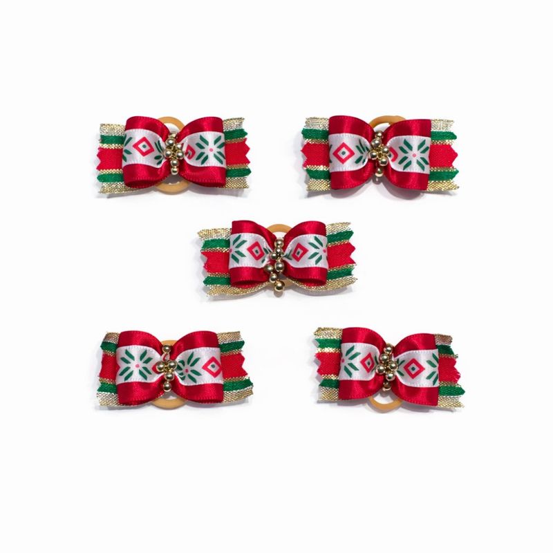 5pk Julesløyfe med mønster