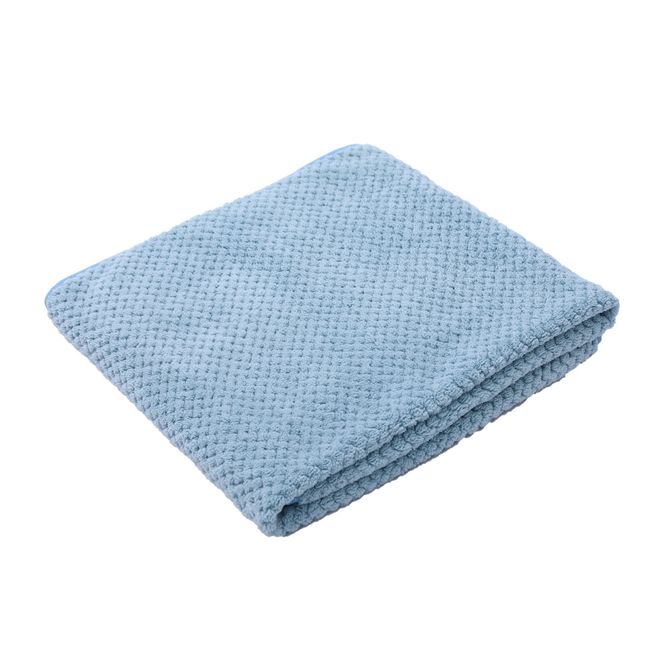 Hovedbilde Blått ultrasoft absorberende håndkle til hund, Medium - 50x80 cm