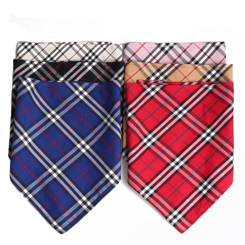 Rødt bandana skjerf til hund - Medium