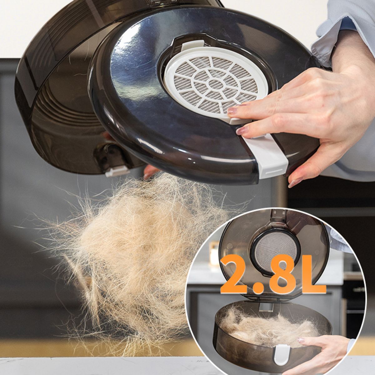 ELS PET 5-i-1 Pelsstellmaskin – klipping, børsting, hårfjerning, blåsing og sug i én maskin