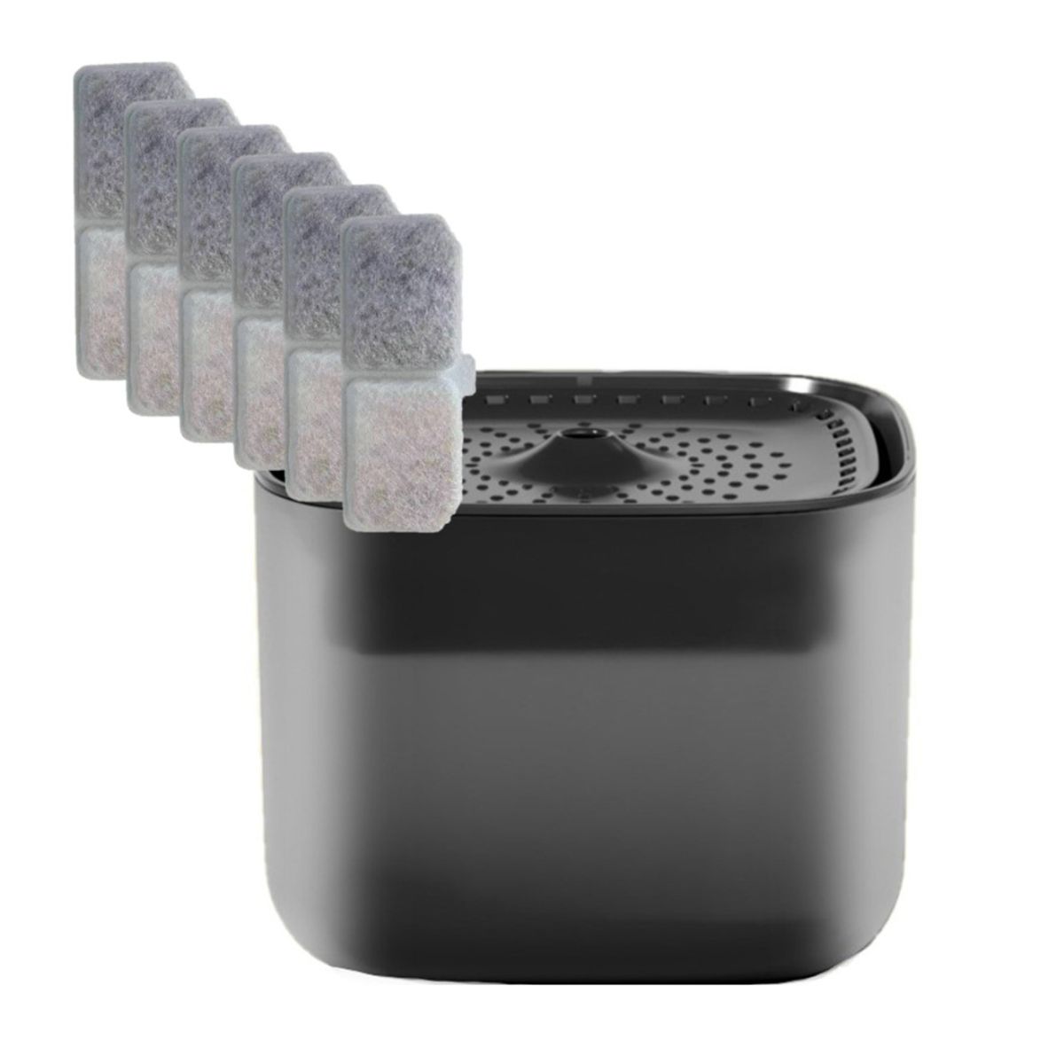 Filter til sort vannforntene - 6pk