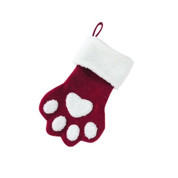 Hovedbilde Rød julestrømpe til hund og katt - fylles med favoritter