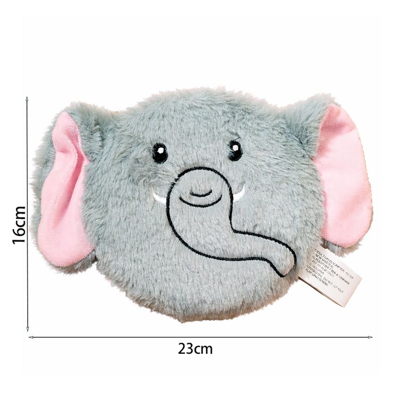 Flat elefant hundeleke med squeak