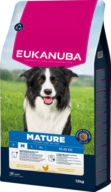 Hovedbilde Eukanuba Mature Medium Breed kylling 12kg