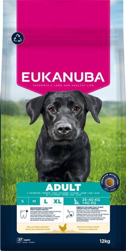 Eukanuba Adult Large Breed kylling 12kg