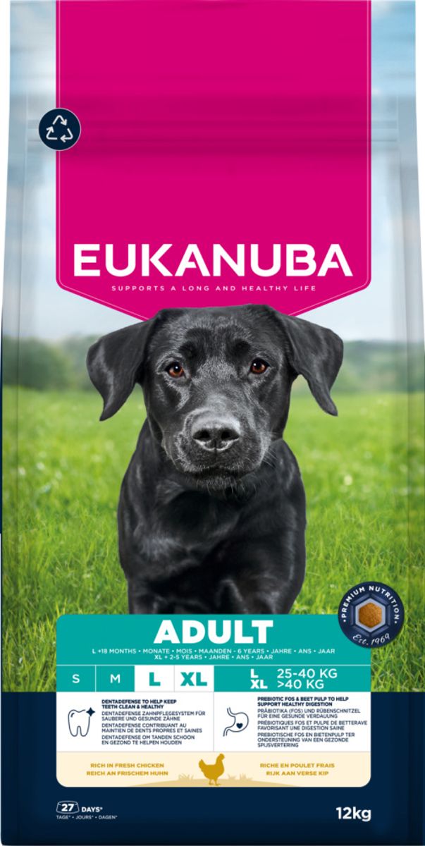 Eukanuba Adult Large Breed kylling 12kg