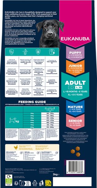 Hovedbilde Eukanuba Adult Large Breed kylling 15kg