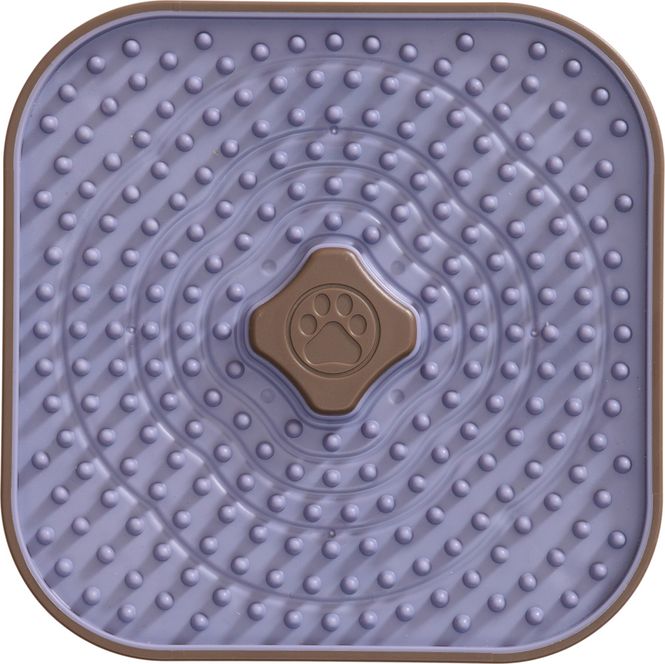 Hovedbilde Design TPR slikkematte til hund og katt, 18cm Lavendel